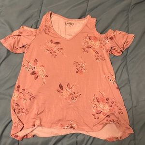 Cut out shoulder top